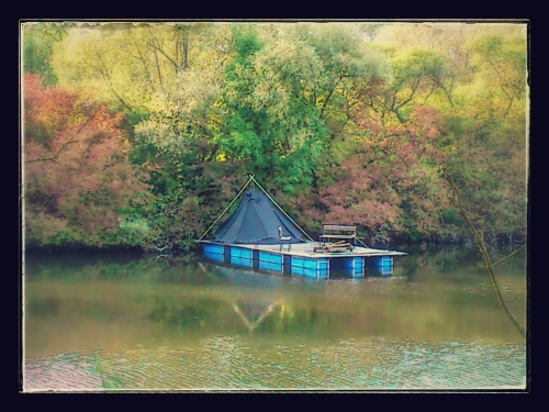 Campfloss Ost auf dem Schmöllner See